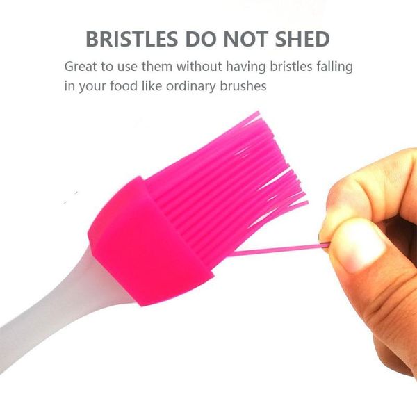 silicone basting pastry brush oil brushes baking bakeware bread cook brushes bbq brush kitchen safety baking tools high quality
silicone basting pastry brush oil brushes baking bakeware bread cook brushes bbq brush kitchen safety baking tools high quality