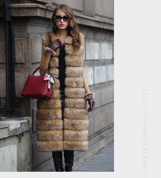 women winter fur coats vest elegant camel faux fur coat 2017 new faux long coats ladies imitation jacket long overcoat, Black
women winter fur coats vest elegant camel faux fur coat 2017 new faux long coats ladies imitation jacket long overcoat, Black
