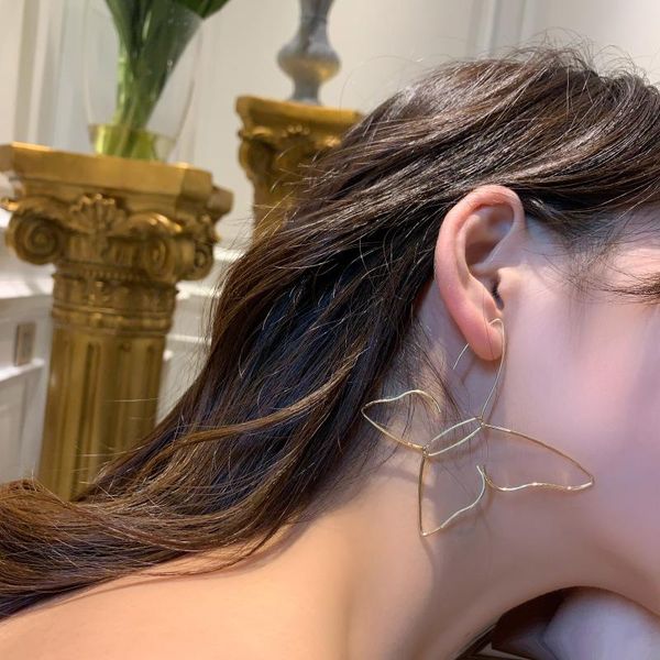 huanzhi king size exaggerated individuality hollow butterfly minimalist metal drop earrings for women party jewelry vacation, Silver
huanzhi king size exaggerated individuality hollow butterfly minimalist metal drop earrings for women party jewelry vacation, Silver