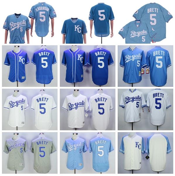 vintage 1983 1985 1989 retire 5 george brett baseball jersey men stitched pullover team color blue white grey flexbase cool base quality, Blue;black
vintage 1983 1985 1989 retire 5 george brett baseball jersey men stitched pullover team color blue white grey flexbase cool base quality, Blue;black