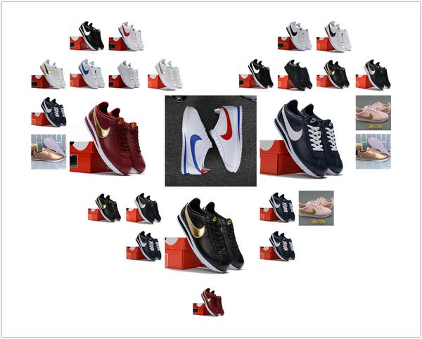 2019 fashion nikè cortez basic leather low-cost fashion men's and women's black white red gold skateboard casual shoes 120126
2019 fashion nikè cortez basic leather low-cost fashion men's and women's black white red gold skateboard casual shoes 120126