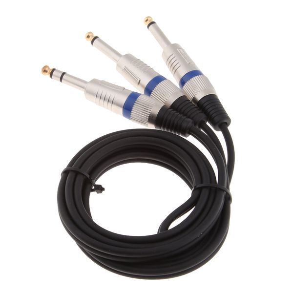6.35mm 1/4\" trs stereo to 2x 1/4\" ts mono y splitter audio cable 1.5m
6.35mm 1/4\" trs stereo to 2x 1/4\" ts mono y splitter audio cable 1.5m
