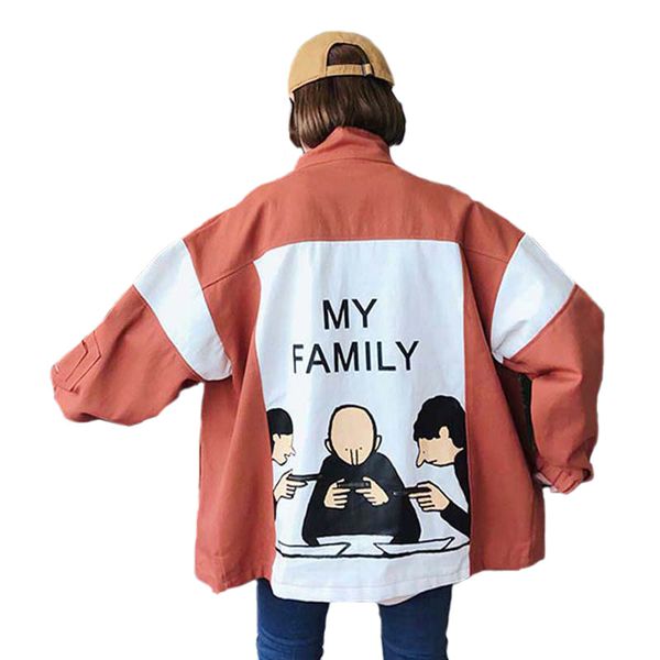casual bomber jacket harajuku windbreaker jacket coat loosen printed baseball student plus size jackets, Black;brown
casual bomber jacket harajuku windbreaker jacket coat loosen printed baseball student plus size jackets, Black;brown