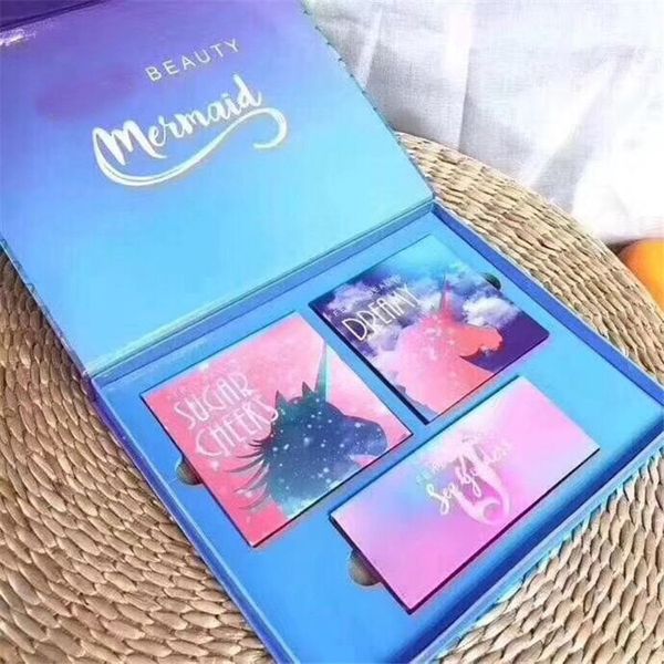 мода марка mermaid состава eyeshadow palette ft unicorn mermaid 3 в 1 eye shadow set глаз косметика подарочная коробка
мода марка mermaid состава eyeshadow palette ft unicorn mermaid 3 в 1 eye shadow set глаз косметика подарочная коробка