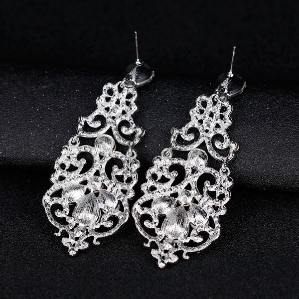 fashion- bridal earrings wedding long dangle earrings for women fashion teardrop party silver color earring jewelry
fashion- bridal earrings wedding long dangle earrings for women fashion teardrop party silver color earring jewelry