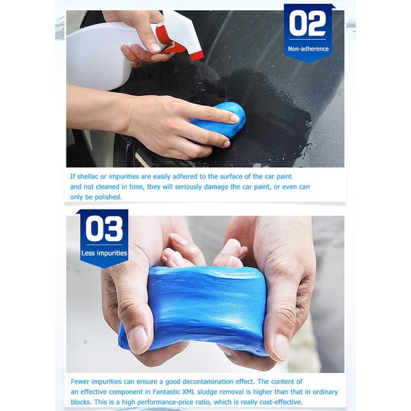 100g car wash magic clean mud clay auto vehicle detailing care deep cleaning tools magic mud car cleaner wash 
100g car wash magic clean mud clay auto vehicle detailing care deep cleaning tools magic mud car cleaner wash