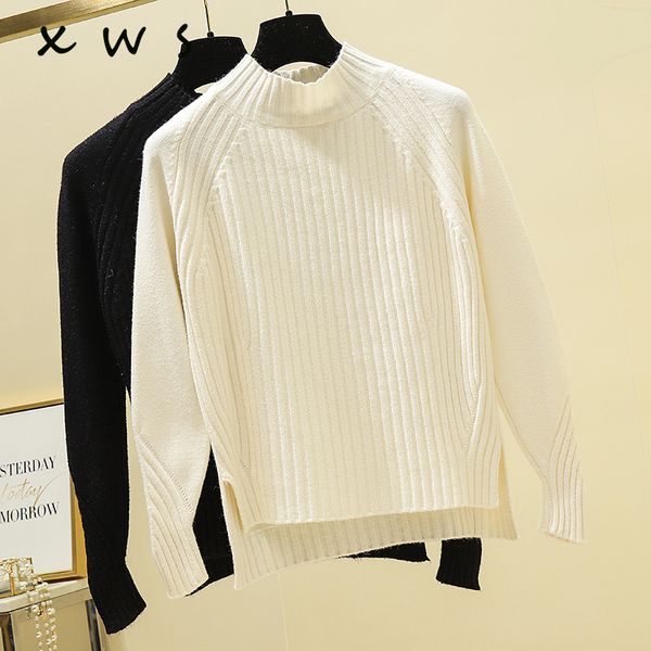 women winter turtleneck pullover and sweaters candy color loose jumpers warm thick christmas pull sweaters roupas feminina 2019, White;black
women winter turtleneck pullover and sweaters candy color loose jumpers warm thick christmas pull sweaters roupas feminina 2019, White;black