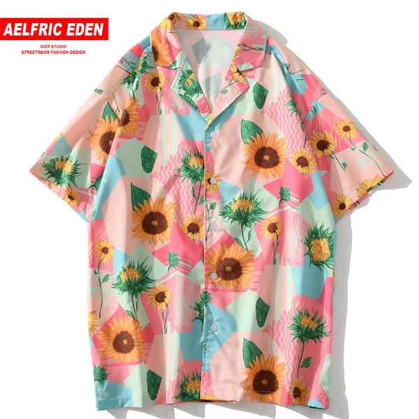 aelfric eden 2020 summer sunflower printed hawaii beach shirts men casual cotton fashion oversized loose short sleeve shirt, White;black
aelfric eden 2020 summer sunflower printed hawaii beach shirts men casual cotton fashion oversized loose short sleeve shirt, White;black