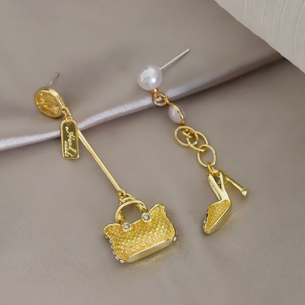 jinwateryu high-heeled shoes, bags, earrings asymmetric net red long temperament personality wild earrings, Silver
jinwateryu high-heeled shoes, bags, earrings asymmetric net red long temperament personality wild earrings, Silver