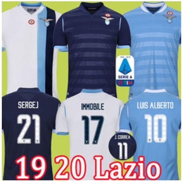 19 20 Lazio Soccer Jerseys Lulic Cataldi Adamonis 2019 2020 SS Lazio Football Shirt LUIS ALBERTO Uniform Kits IMMOBILE SERGEJ Maillot
19 20 Lazio Soccer Jerseys Lulic Cataldi Adamonis 2019 2020 SS Lazio Football Shirt LUIS ALBERTO Uniform Kits IMMOBILE SERGEJ Maillot