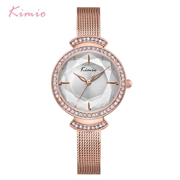 kimio brand women quartz watches ladies creative multi-faceted dial watch luxury stainless steel mesh belt waterproof wristwatch, Slivery;brown
kimio brand women quartz watches ladies creative multi-faceted dial watch luxury stainless steel mesh belt waterproof wristwatch, Slivery;brown