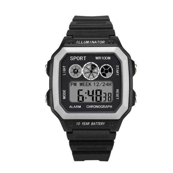 2020 men sports watches army watches fashion led digital men multifunction electronic relogio masculino, Slivery;brown
2020 men sports watches army watches fashion led digital men multifunction electronic relogio masculino, Slivery;brown