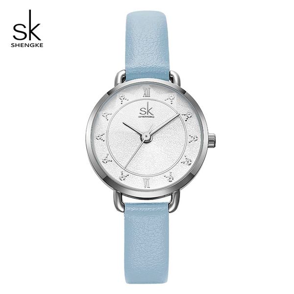 shengke creative glitter dial women leather wrist watch movement quartz watches slim buckle strap reloj mujer montre femme#k9001, Slivery;brown
shengke creative glitter dial women leather wrist watch movement quartz watches slim buckle strap reloj mujer montre femme#k9001, Slivery;brown