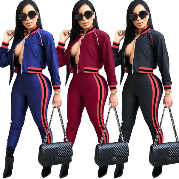 tracksuits designer long sleeve o neck sports 2pcs suits fashion ladies two pieces sets striped print womens, Gray
tracksuits designer long sleeve o neck sports 2pcs suits fashion ladies two pieces sets striped print womens, Gray
