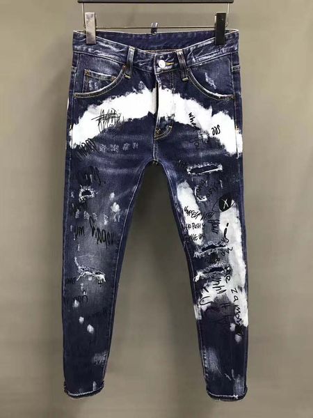 italy brand new mens jeans distressed ripped biker jeans slim fit motorcycle biker denim jeans 2021 fashion designer pants 28-38, Blue
italy brand new mens jeans distressed ripped biker jeans slim fit motorcycle biker denim jeans 2021 fashion designer pants 28-38, Blue