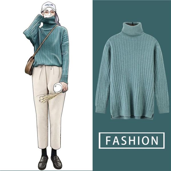 kpop blackpink winter warm women knitted turtleneck sweater lady elegant slim sweaters pullover long sleeve elasticity sweaters, White;black 
kpop blackpink winter warm women knitted turtleneck sweater lady elegant slim sweaters pullover long sleeve elasticity sweaters, White;black