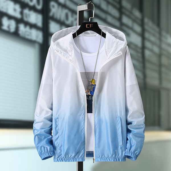 2020 men's summer light-weight hooded jacket thin windbreaker sunscreen beach casual jacket zipper coat chaqueta gradient colors, Black;brown
2020 men's summer light-weight hooded jacket thin windbreaker sunscreen beach casual jacket zipper coat chaqueta gradient colors, Black;brown