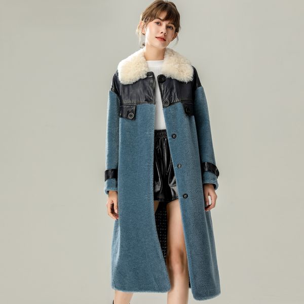 real fur coat autumn winter coat women clothes 2020 korean vintage 100% wool jacket sheep shearing women abrigo mujer t3646, Black
real fur coat autumn winter coat women clothes 2020 korean vintage 100% wool jacket sheep shearing women abrigo mujer t3646, Black