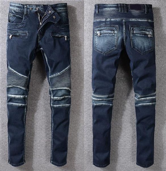 tide brand designer mens pants new fashion wild man students jeans luxury slim solid color men stretch jeans, Blue
tide brand designer mens pants new fashion wild man students jeans luxury slim solid color men stretch jeans, Blue
