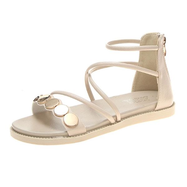 sandals women summer flat roman beach pu leather open toe shoes tape non-slip soft bottom shoes elegant design ladies sandals, Black
sandals women summer flat roman beach pu leather open toe shoes tape non-slip soft bottom shoes elegant design ladies sandals, Black