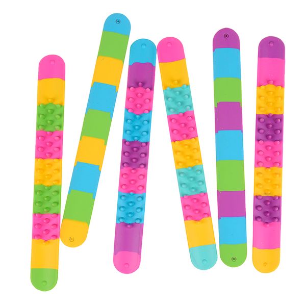 spiky slap bracelet silicone spike fidget bracelets office school classroom sensory classic toy antistress for children autism
spiky slap bracelet silicone spike fidget bracelets office school classroom sensory classic toy antistress for children autism