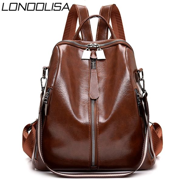 3 in 1 retro backpack women oil skin leather school bags for teenage girls ladies shoulder bags for women 2020 travel backpack
3 in 1 retro backpack women oil skin leather school bags for teenage girls ladies shoulder bags for women 2020 travel backpack