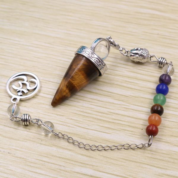 5 pcs pendulum for dowsing pyramid rock crystal pendant with healing chakra beads chain buddha meditation jewelry, Silver
5 pcs pendulum for dowsing pyramid rock crystal pendant with healing chakra beads chain buddha meditation jewelry, Silver