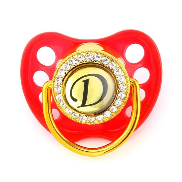 gorgeous baby pacifier red color any name initials dummy with stones unique chupetes para bebes
gorgeous baby pacifier red color any name initials dummy with stones unique chupetes para bebes