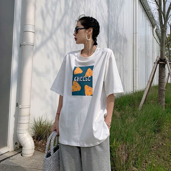 2020 new summer basic t shirt women short sleeve o-neck cotton tees female solid letter loose casual t-shirts oversize wt35, White
2020 new summer basic t shirt women short sleeve o-neck cotton tees female solid letter loose casual t-shirts oversize wt35, White