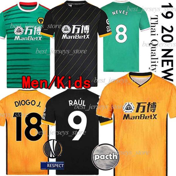 2019 raul wolverhampton wanderers soccer jerseys 19 20 wolves doherty cavaleiro costa diogo j neves men+kid football shirts, Black;yellow 
2019 raul wolverhampton wanderers soccer jerseys 19 20 wolves doherty cavaleiro costa diogo j neves men+kid football shirts, Black;yellow