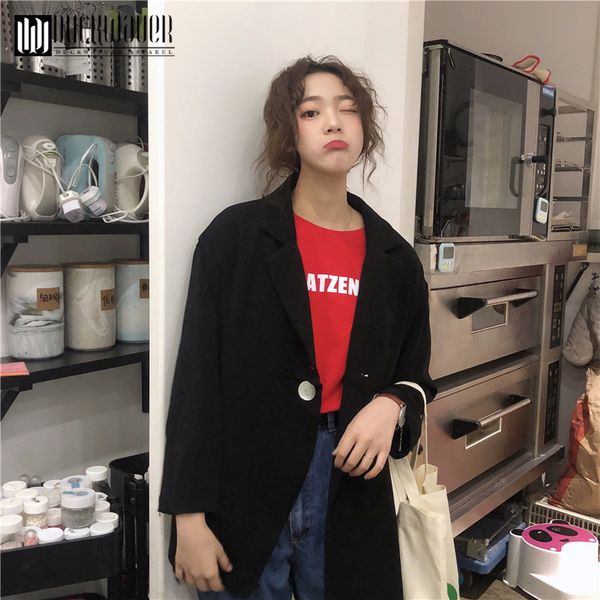 duckwaver women autumn winter woollen coat long sleeve turn-down collar oversize blazer outwear jacket elegant overcoats loose, Black
duckwaver women autumn winter woollen coat long sleeve turn-down collar oversize blazer outwear jacket elegant overcoats loose, Black