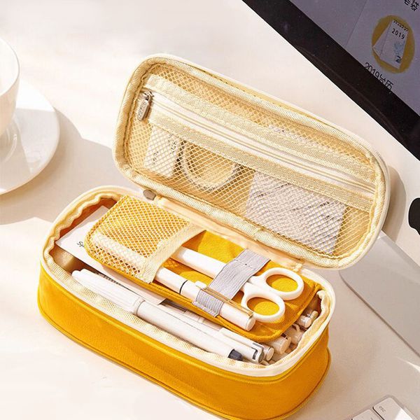 large capacity pencil pen case office college school children big high storage size bag pouch holder box organizer stationery
large capacity pencil pen case office college school children big high storage size bag pouch holder box organizer stationery