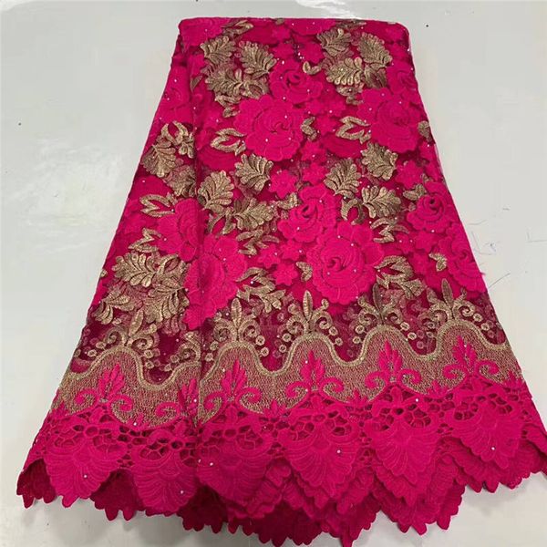 rose red nigerian french net lace tulle embroidered swiss voile african lace fabrics with stones 5yards / lot, Black;white
rose red nigerian french net lace tulle embroidered swiss voile african lace fabrics with stones 5yards / lot, Black;white