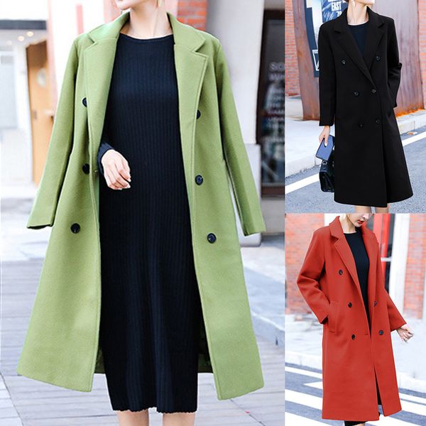 casaco feminino wool coat women lapel winter coat women trench jacket slim formal overcoat winter outwear manteau femme, Black
casaco feminino wool coat women lapel winter coat women trench jacket slim formal overcoat winter outwear manteau femme, Black