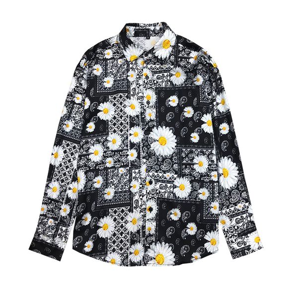 silk summer mens fashion 2020 cashew flowers shirts mens loose silky long sleeve shirts daisy new blouses baroque club outfits, White;black
silk summer mens fashion 2020 cashew flowers shirts mens loose silky long sleeve shirts daisy new blouses baroque club outfits, White;black