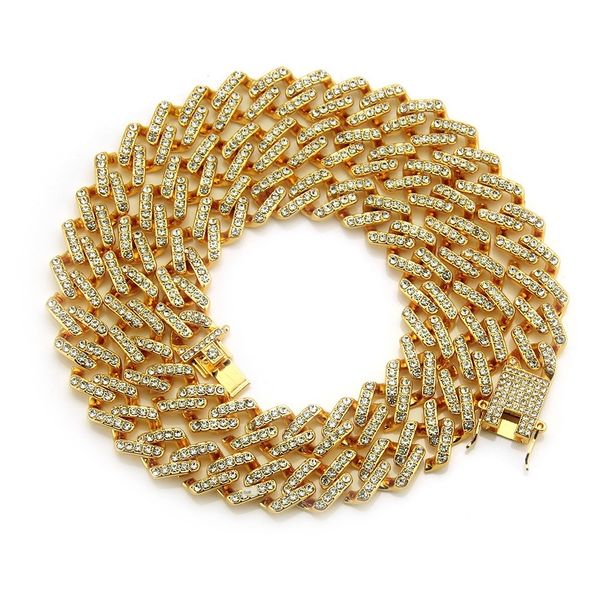 cuban link chains men's accessories exaggerated domineering fashion men's clothing big gold chain necklace, Silver
cuban link chains men's accessories exaggerated domineering fashion men's clothing big gold chain necklace, Silver