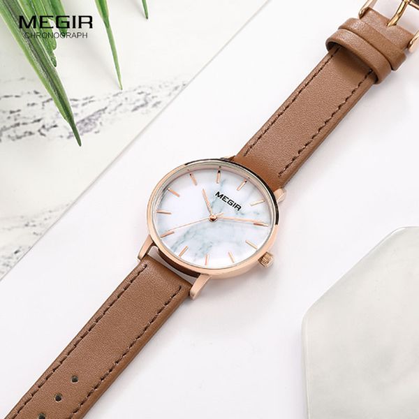 megir leather strap quartz watches for women simple analogue ultra thin wristwatch for lady relogios femininos clock 4204 brown, Slivery;brown
megir leather strap quartz watches for women simple analogue ultra thin wristwatch for lady relogios femininos clock 4204 brown, Slivery;brown
