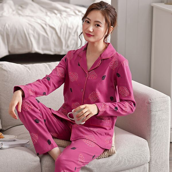 autumn sleep lounge pajama long sleeve + long pant woman pajama set pyjamas cotton sleepwear for women -xxxl, Black;red
autumn sleep lounge pajama long sleeve + long pant woman pajama set pyjamas cotton sleepwear for women -xxxl, Black;red