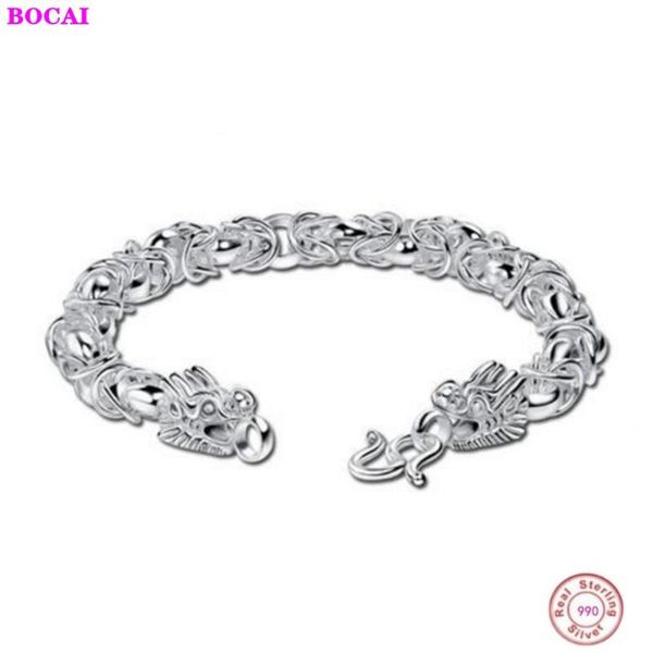 s999 pure silver domineering bracelet for men fashion personality sterling silver men's bracelet accessories thai craft, Black
s999 pure silver domineering bracelet for men fashion personality sterling silver men's bracelet accessories thai craft, Black
