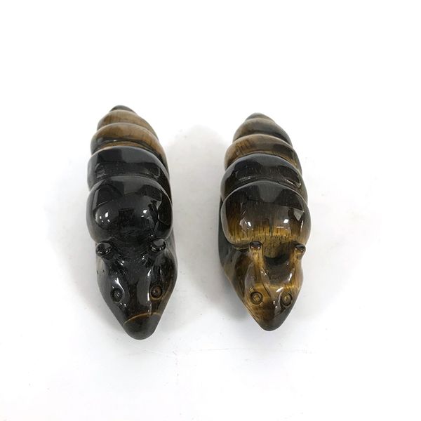 wholesale price hand carved crystal tiger eye stone snails statue for decoration&gift
wholesale price hand carved crystal tiger eye stone snails statue for decoration&gift