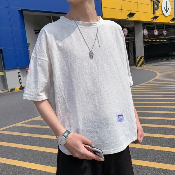 summer short sleeve t-shirt men's korean-style trend half-sleeve shirt loose-fit half-sleeve shirt clothes hong kong style stude, White;black
summer short sleeve t-shirt men's korean-style trend half-sleeve shirt loose-fit half-sleeve shirt clothes hong kong style stude, White;black