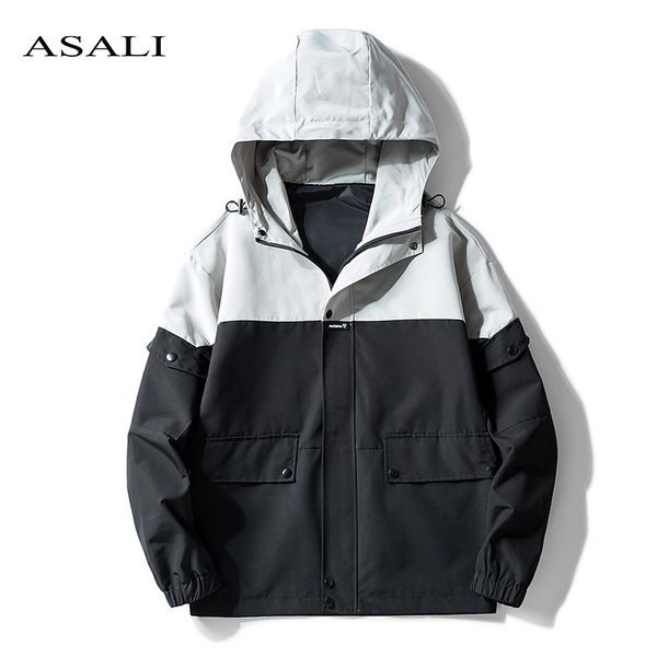 casual patchwork men's jackets windproof spring hooded coats men outerwear leisure brand male clothing streewear fitness jacket, Black;brown
casual patchwork men's jackets windproof spring hooded coats men outerwear leisure brand male clothing streewear fitness jacket, Black;brown