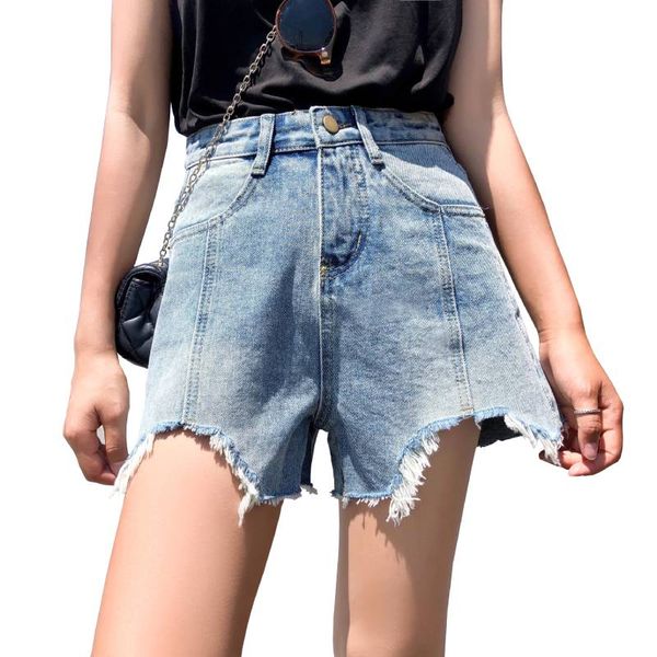 new summer casual black ripped denim shorts women high waisted booty plus size fashionable biker short female shorts jeans, Blue
new summer casual black ripped denim shorts women high waisted booty plus size fashionable biker short female shorts jeans, Blue