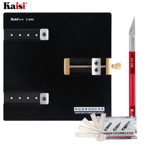 kaisi-323 mobile phone back cover fixture remove the glass repair fixture for samsung with back glass separating holder
kaisi-323 mobile phone back cover fixture remove the glass repair fixture for samsung with back glass separating holder