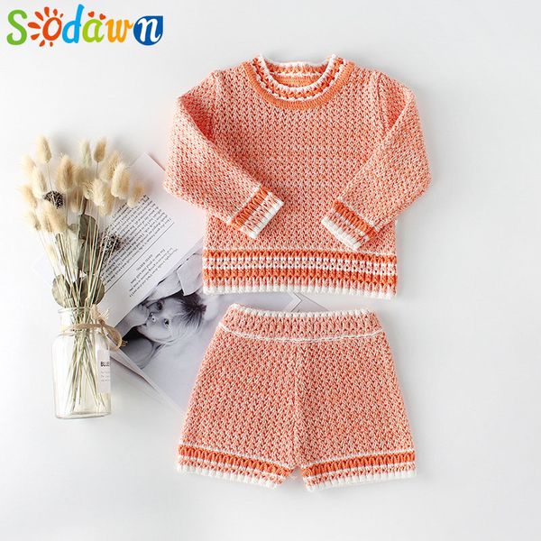 sodawn 2020 new spring autumn fashion clothes knit suit sweater long-sleeved shirt + shorts 2pcs baby clohting set y200807, White
sodawn 2020 new spring autumn fashion clothes knit suit sweater long-sleeved shirt + shorts 2pcs baby clohting set y200807, White