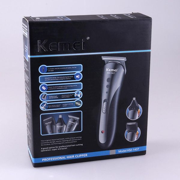 kemei km-1407 rechargeable electric nose hair clipper haircut for ladies electric shaver beard razor newclipper jazch
kemei km-1407 rechargeable electric nose hair clipper haircut for ladies electric shaver beard razor newclipper jazch