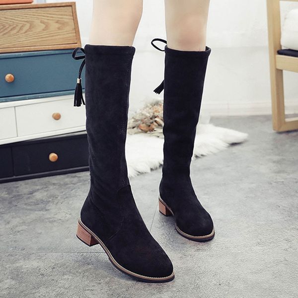 youyedian boots women suede high boots thick heel slip-on sock black basic over the knee botte femme 8m355
youyedian boots women suede high boots thick heel slip-on sock black basic over the knee botte femme 8m355