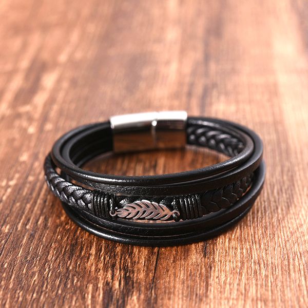 chakra bracelet for men multilayer stainless steel genuine leather bangles magnetic clasp cowhide braided wrap trendy, Golden;silver
chakra bracelet for men multilayer stainless steel genuine leather bangles magnetic clasp cowhide braided wrap trendy, Golden;silver