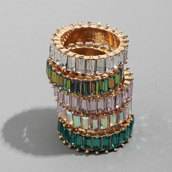 flatfoosie fashion crystal colorful rings for women shiny bridal wedding bands engagement party finger rings 2019 accessories, Slivery;golden
flatfoosie fashion crystal colorful rings for women shiny bridal wedding bands engagement party finger rings 2019 accessories, Slivery;golden