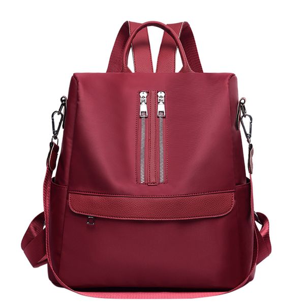fashion ladies oxford cloth wild large capacity backpack student bag solid bag phone pocket travel bag#35
fashion ladies oxford cloth wild large capacity backpack student bag solid bag phone pocket travel bag#35